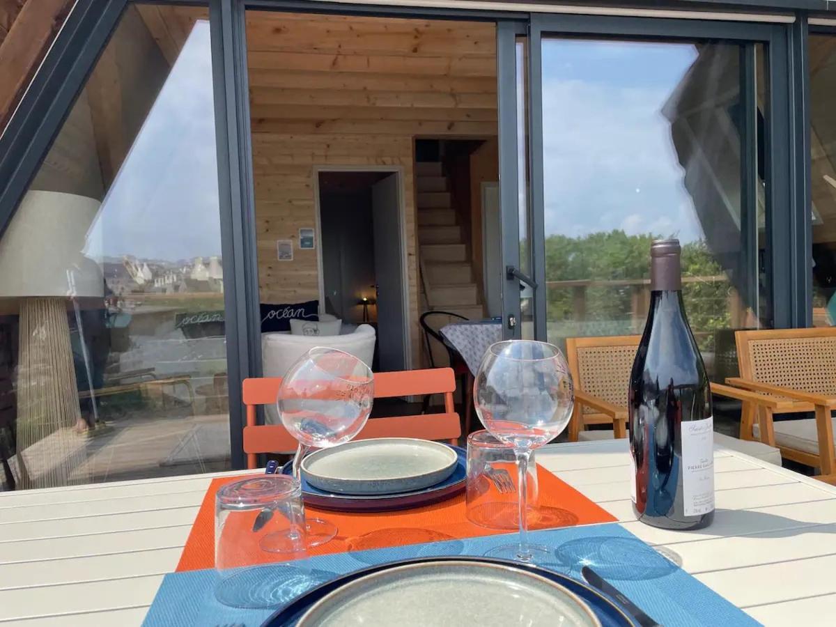 Willa Le Tipi Bleu Tiny House Neuve Avec Terrasse Et Jardin Camaret-sur-Mer Zewnętrze zdjęcie